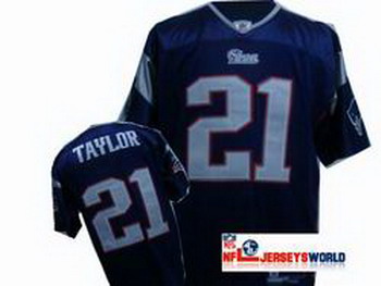 Cheap New England Patriots 21 Taylor dark blue Jerseys For Sale