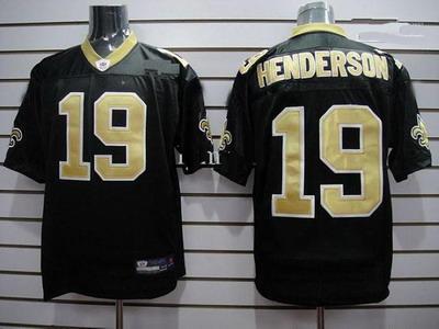 Cheap New Orleans Saints 19 Devery Henderson Black NFL Jerseys For Sale