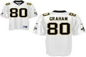 New Orleans Saints 80 GRAHAM White NFL Jerseys
