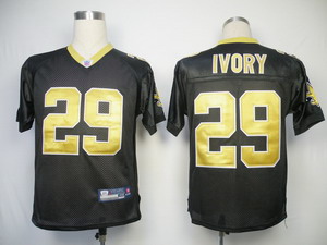 Cheap New Orleans Saints 29 Chris Ivory Black Jerseys For Sale