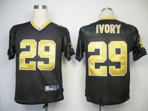 New Orleans Saints 29 Chris Ivory Black Jerseys