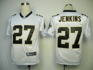 new orleans saints 27 jenkins White Jerseys