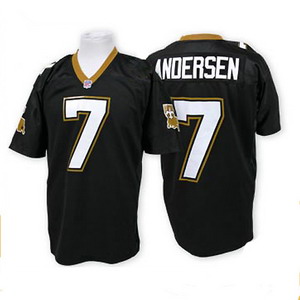 Cheap New Orleans Saints 7 Morten Andersen Throwback Black jersey For Sale