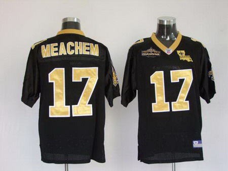 Cheap New Orleans Saints 17 Robert Meachem black Champions patch For Sale