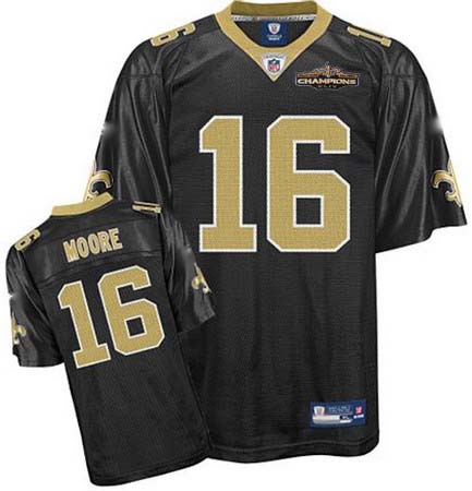 Cheap New Orleans Saints 16 Lance Moore Jersey Champions patch For Sale