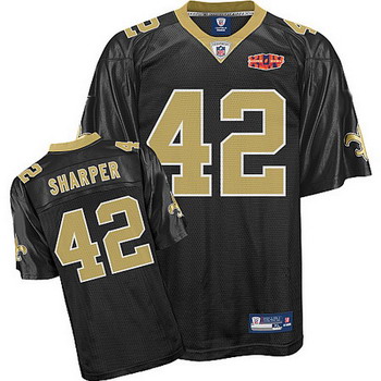 Cheap New Orleans Saints 42 Darren Sharper Super Bowl XLIV Team Color Jersey For Sale