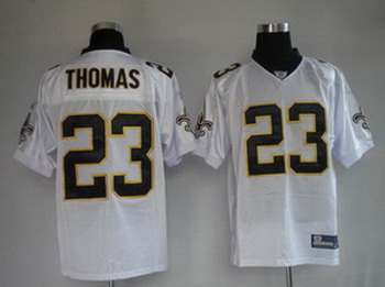 New Orleans Saints 23 THOMAS white Jerseys