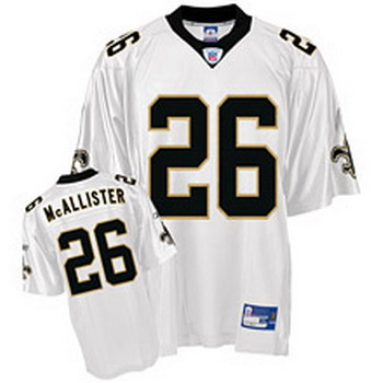 New Orleans Saints 26 Deuce McAllister White