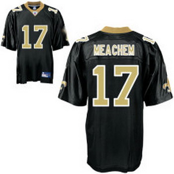 New Orleans Saints 17 Robert Meachem black