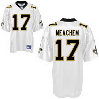New Orleans Saints 17 Robert Meachem White