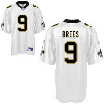 New Orleans Saints 9 Drew Brees White