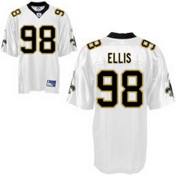 New Orleans Saints 98 Sedrick Ellis white