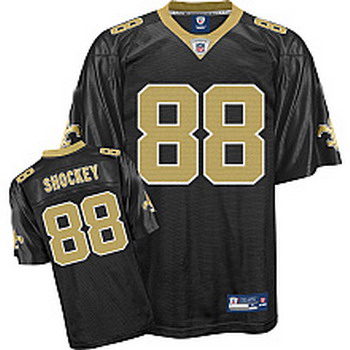 New Orleans Saints 88 Jeremy Shockey black jerseys