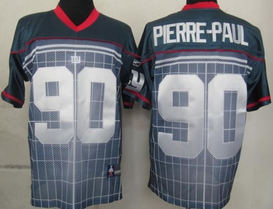 Cheap New York Giants 90 Pierre-Paul Grey Super Bowl XLVI Jersey For Sale