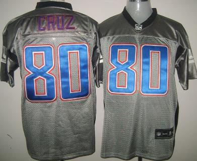 Cheap New York Giants #80 Victor Cruz Gray Shadow Jerseys For Sale