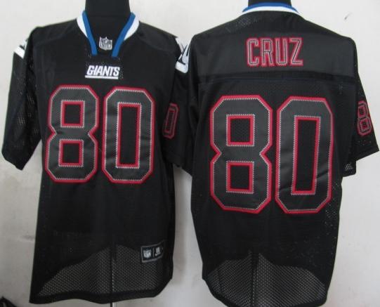 Cheap New York Giants 80 Cruz Lights Out BLACK Jerseys For Sale
