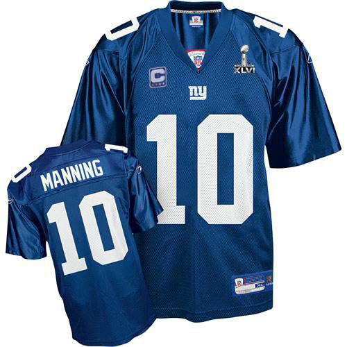 Cheap New York Giants 10 Eli Manning blue 2012 super bowl patch Jerseys For Sale