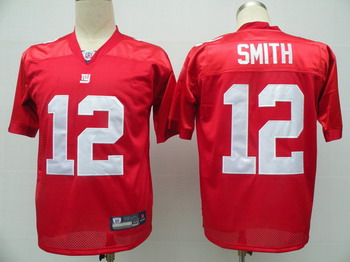 Cheap New York Giants 12 Steve Smith red Jerseys For Sale