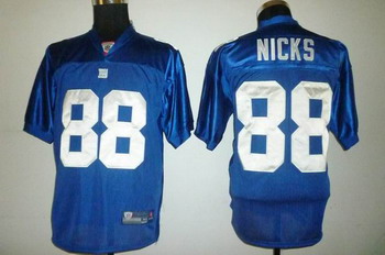 Cheap New York Giants 88 Hakeem Nicks Blue Jerseys For Sale