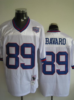 Cheap New York Giants 89 Mark Bavaro white Throwback Jerseys For Sale