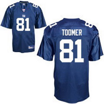 Cheap New York Giants 81 Amani Toomer blue For Sale