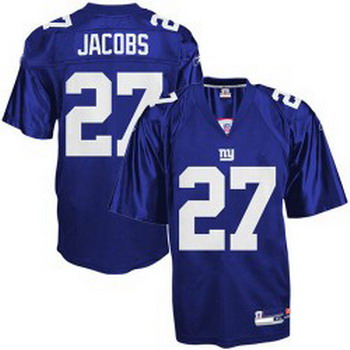 Cheap New York Giants 27 Brandon Jacobs Royal Blue Jersey For Sale