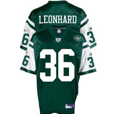 New York Jets 36 Leonhard Green NFL Jerseys