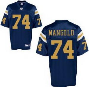 New York Jets 74 Nick Mangold Jersey blue