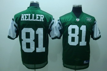 New York Jets 81 Dustin Keller Green Jerseys