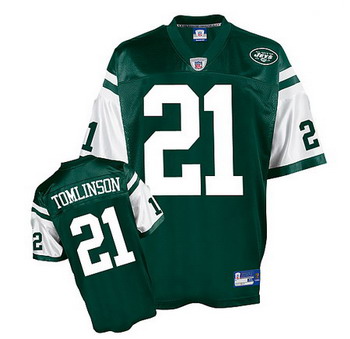 Cheap New York Jets 21 Ladanian Tomlinson green Jersey For Sale