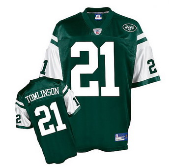 New York Jets 21 Ladanian Tomlinson green Jersey