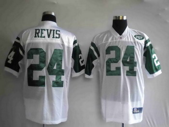 New York Jets 24 Revis white Jerseys