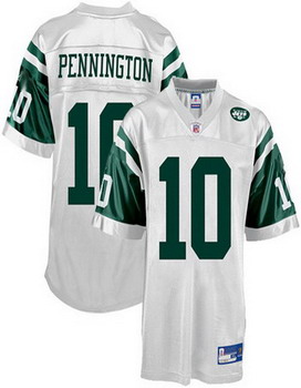 Cheap New York Jets 10 Chad Pennington White For Sale