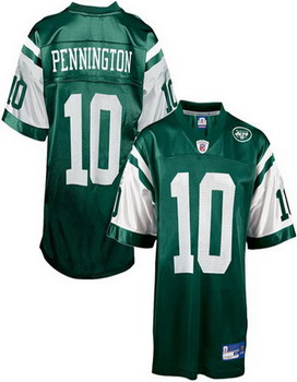 Cheap New York Jets 10 Chad Pennington green For Sale