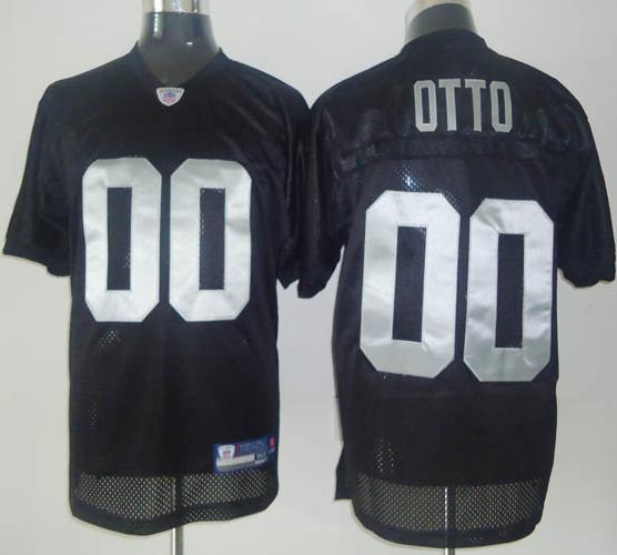Cheap Oakland Raiders 00 OTTO Black Jersey For Sale