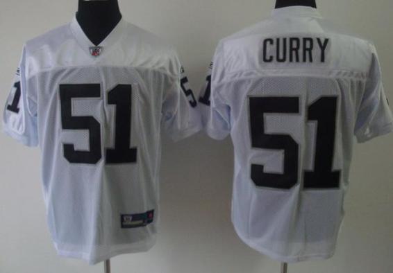 Oakland Raiders 51 Aaron Curry White NFL Jerseys Oakland Raiders 51 Aaron Curry White NFL Jerseys