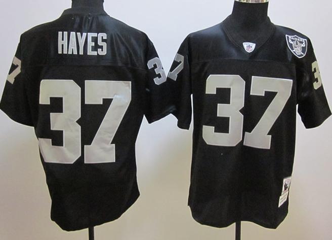 Cheap Oakland Raiders 37 Lester Hayes Black Throwback Jerseys For Sale