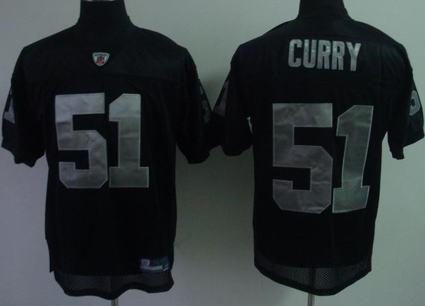 Cheap Oakland Raiders 51 Aaron Curry Black NFL Jerseys For Sale