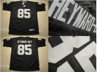 Cheap Oakland Raiders 85 Darrius Heyward-Bey Black Jersey For Sale