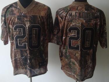 Oakland Raiders 20 Darren McFadden Camo Realtree Jerseys