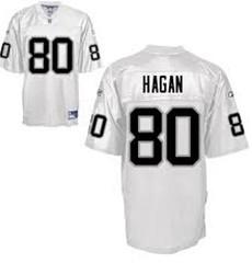Cheap Oakland Raiders 80 Derek Hagan White Jersey For Sale