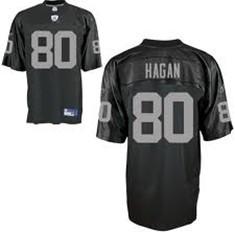 Oakland Raiders 80 Derek Hagan Black Jersey