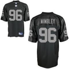 Oakland Raiders 96 Kamerion Wimbley Black Jersey