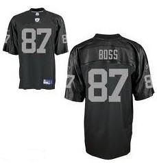 Cheap Oakland Raiders 87 Kevin Boss Black Jersey For Sale