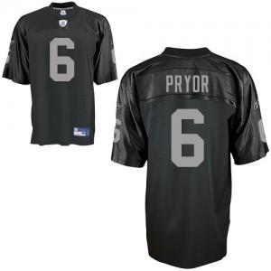 Oakland Raiders 6 Pryor Black NFL Jersey