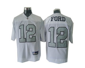 Oakland Raiders 12 Jacoby Ford Jerseys white