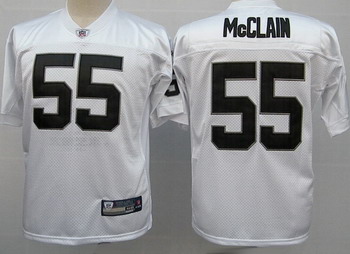 Cheap Oakland Raiders 55 Rolando McClain white Jersey For Sale