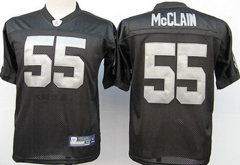 Oakland Raiders 55 Rolando McClain black Jersey