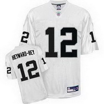 Oakland Raiders No.12 Darrius Heyward-Bey White Football Jersey