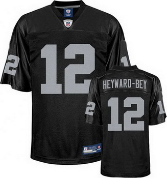 Cheap Oakland Raiders 12 Darrius Heyward-Bey Black Jersey For Sale